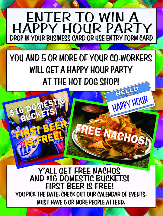 Win A Happy Hour Party