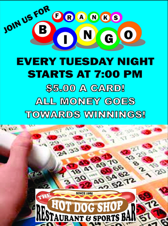 Tuesday Night Bingo